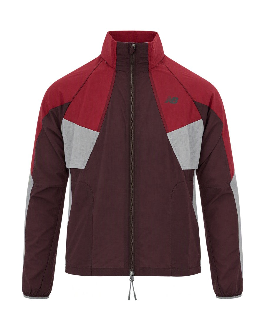 New Balance Burgundy Rc Cherry Semi-Sheer Ripstop Jacket