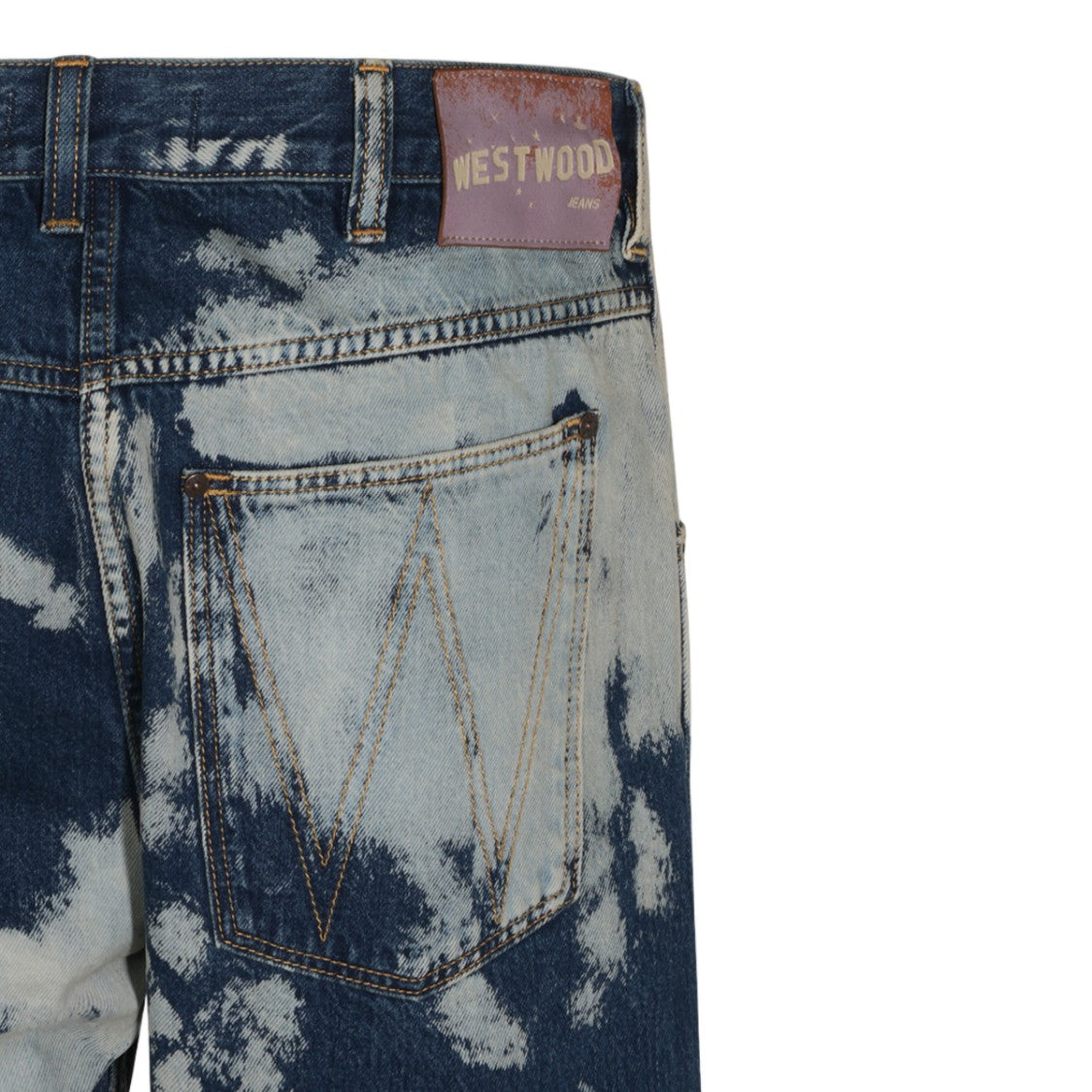 Vivienne Westwood Relaxed Fit Tie-Dye Denim Jeans