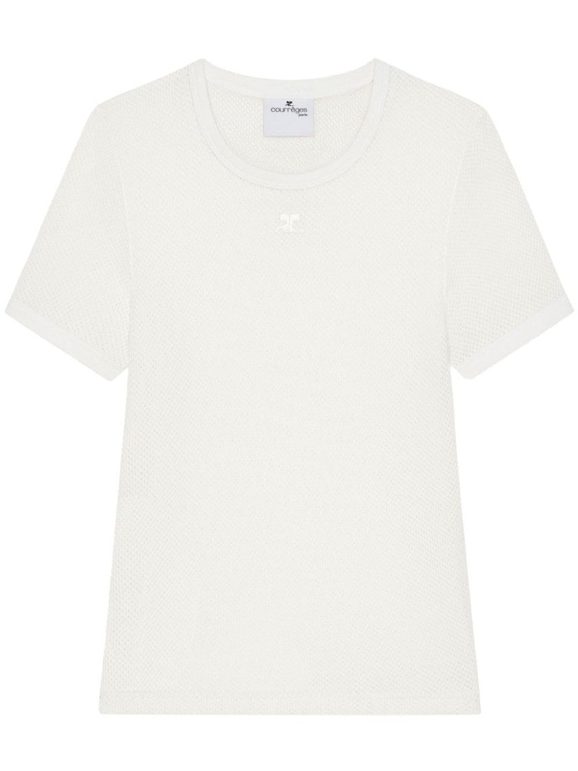 Courrèges Textured Fabric T-Shirt