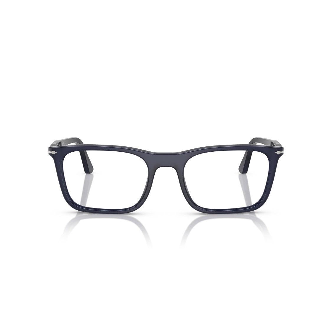 Persol 0Po3358v Rectangular Acetate Eyeglasses With Subtle Metallic Details