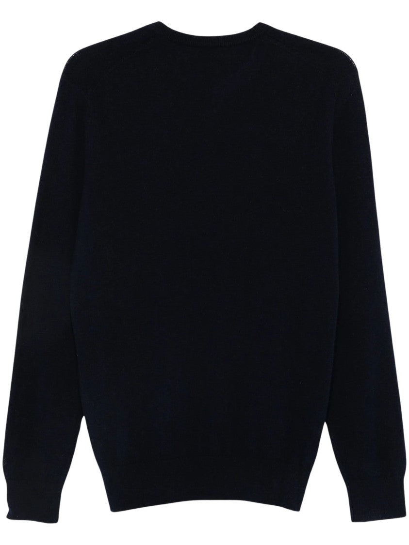 Mc2 Saint Barth Ribbed Regent Crewneck Cashmere Sweater