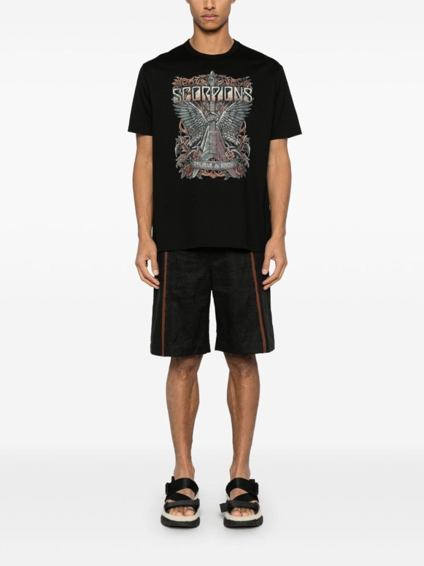 Junya Watanabe Classic Black Crew Neck T-Shirt