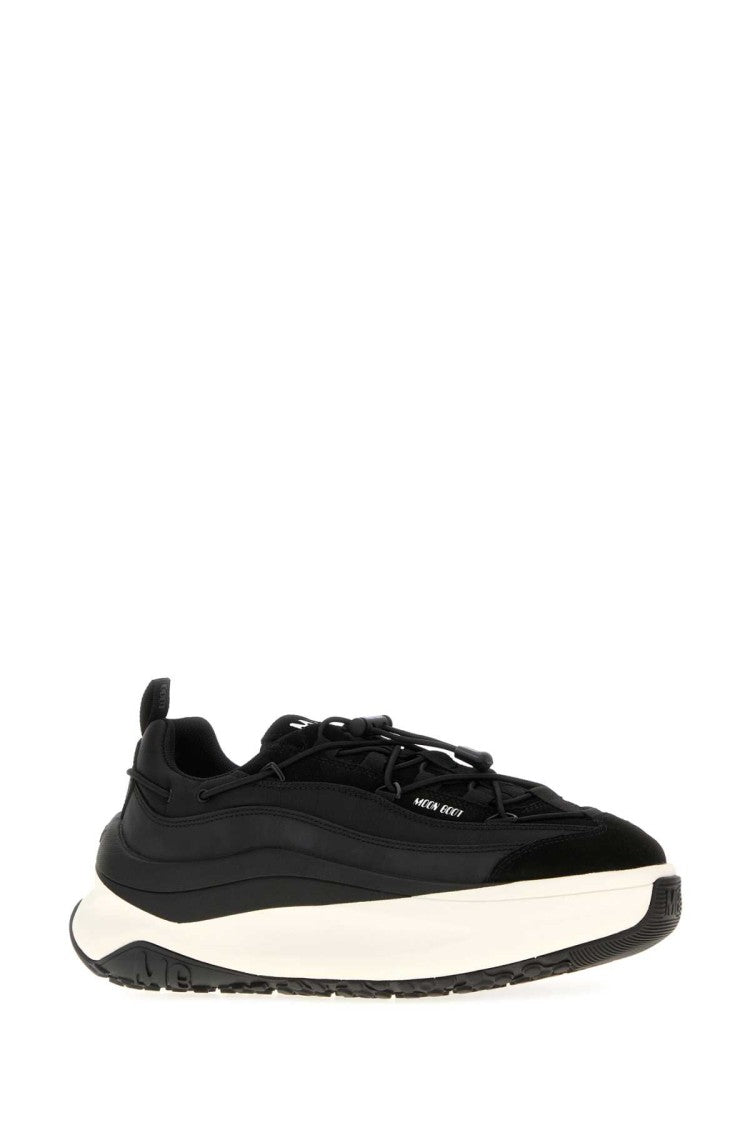 Moon Boot Black Fabric Moon247 Sneakers