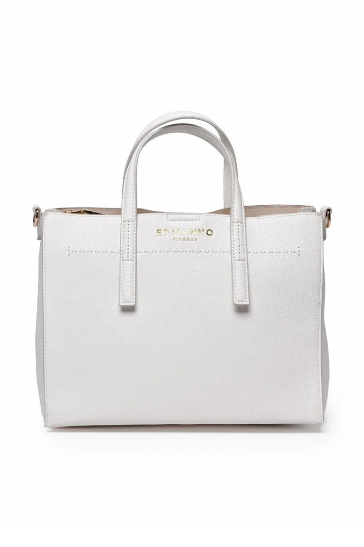 Ermanno Firenze Tiara Tote Bag - White