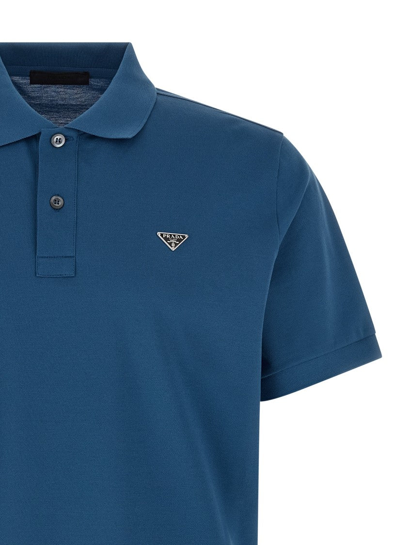 Prada Logo Polo Shirt