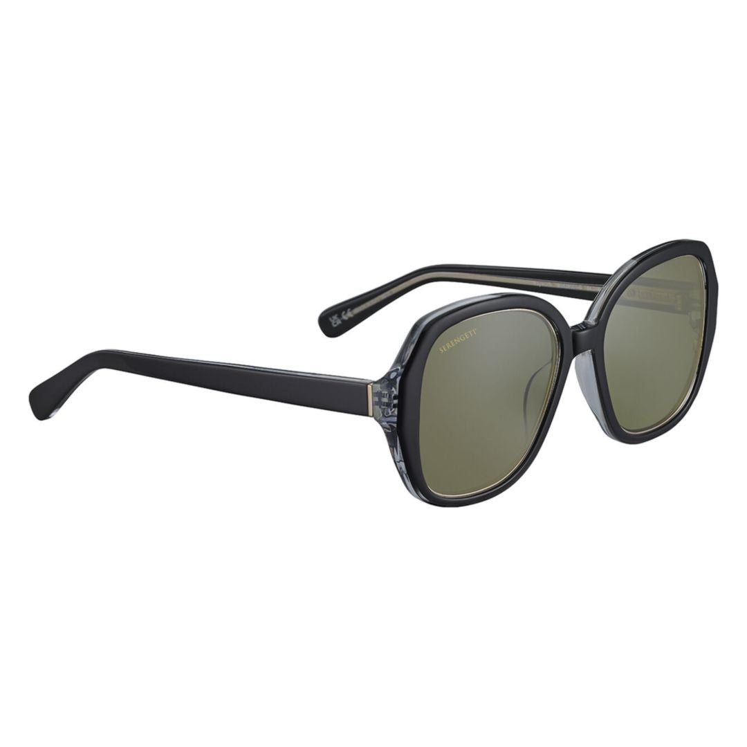 Serengeti Hayworth Oversized Geometric Frame Serengeti Sunglasses