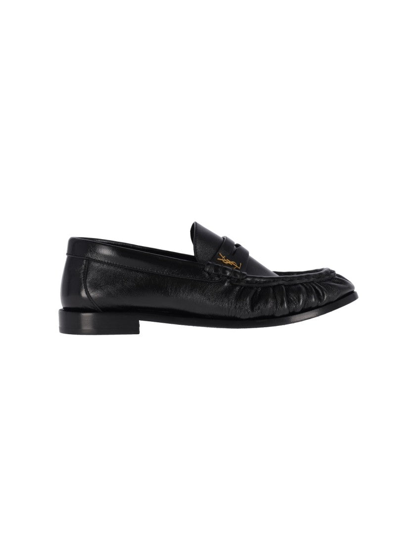 Saint Laurent Black Le Loafer Nappa Leather Loafers