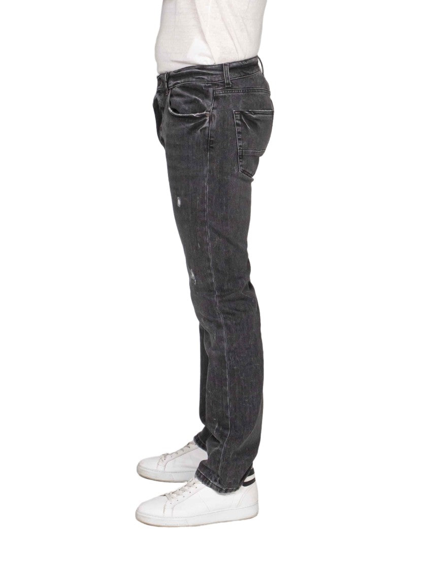 Messagerie Soft-Flat Faded Black Denim Jeans