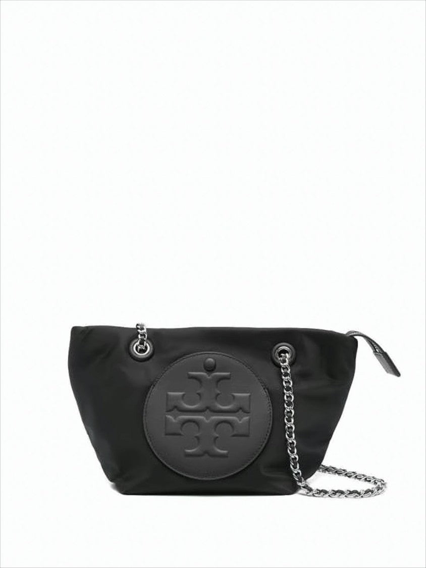 Tory Burch Nylon Tote Bag With Embossed Logo