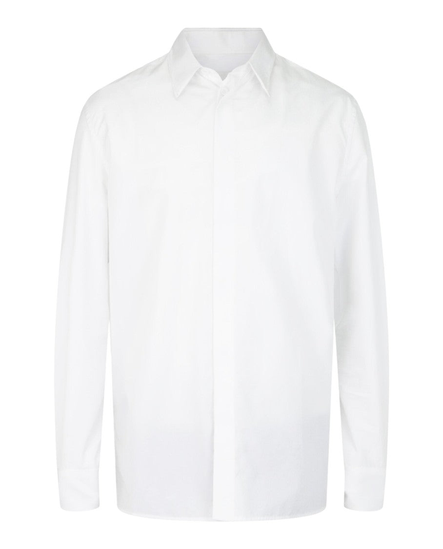 Givenchy Logo-Enhanced Collared Shirt With Concealed Closure