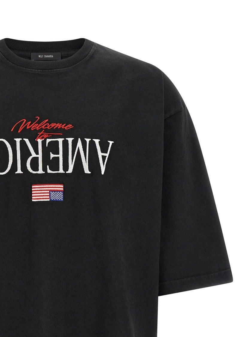 Willy Chavarria Welcome To America- Buffalo' T-Shirt