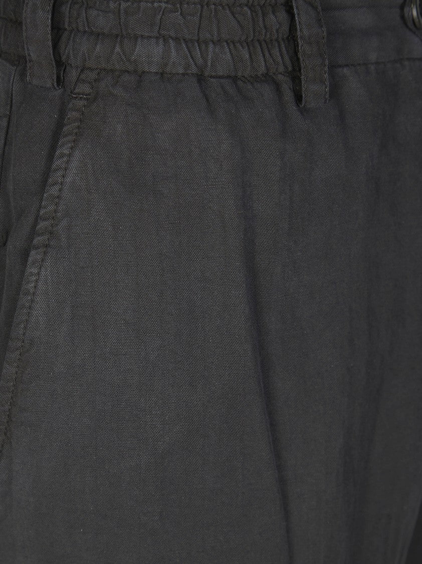 Pt01 Pt01 Matte Finish Tapered Carrot Pants