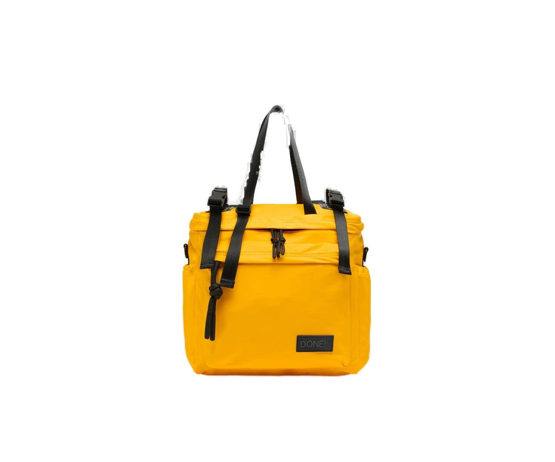 Done Spacious Yellow Backpack With Adjustable Straps