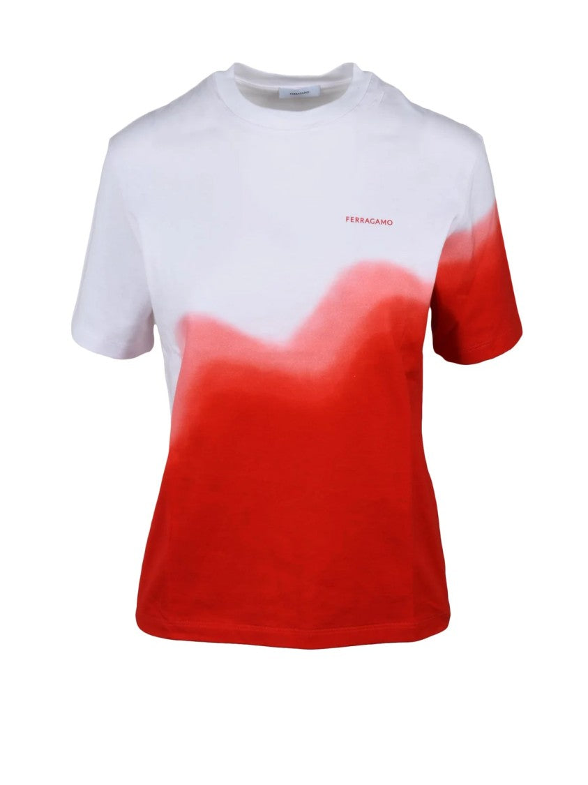 Ferragamo Gradient Cotton T-Shirt