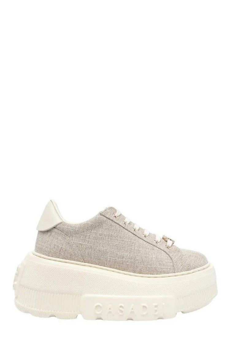 Casadei Platform Sneakers With Textured Upper
