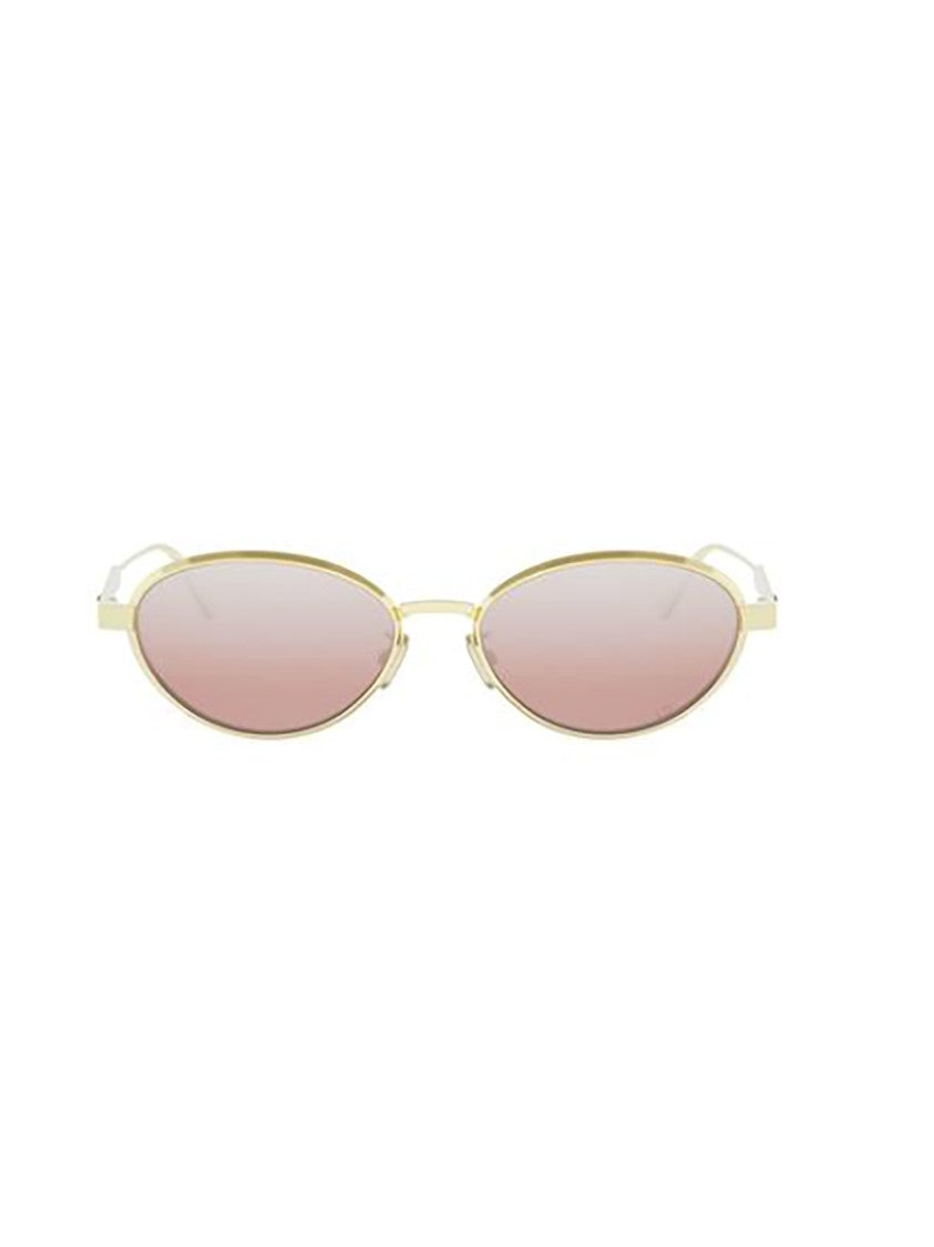 Dior Dior Diorcannage R1u Sunglasses With Oval Lens And Gold-Tone Frame