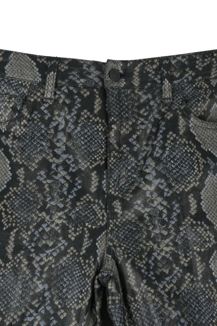 Dondup Five Pocket Stretch Trousers - Black/Grey