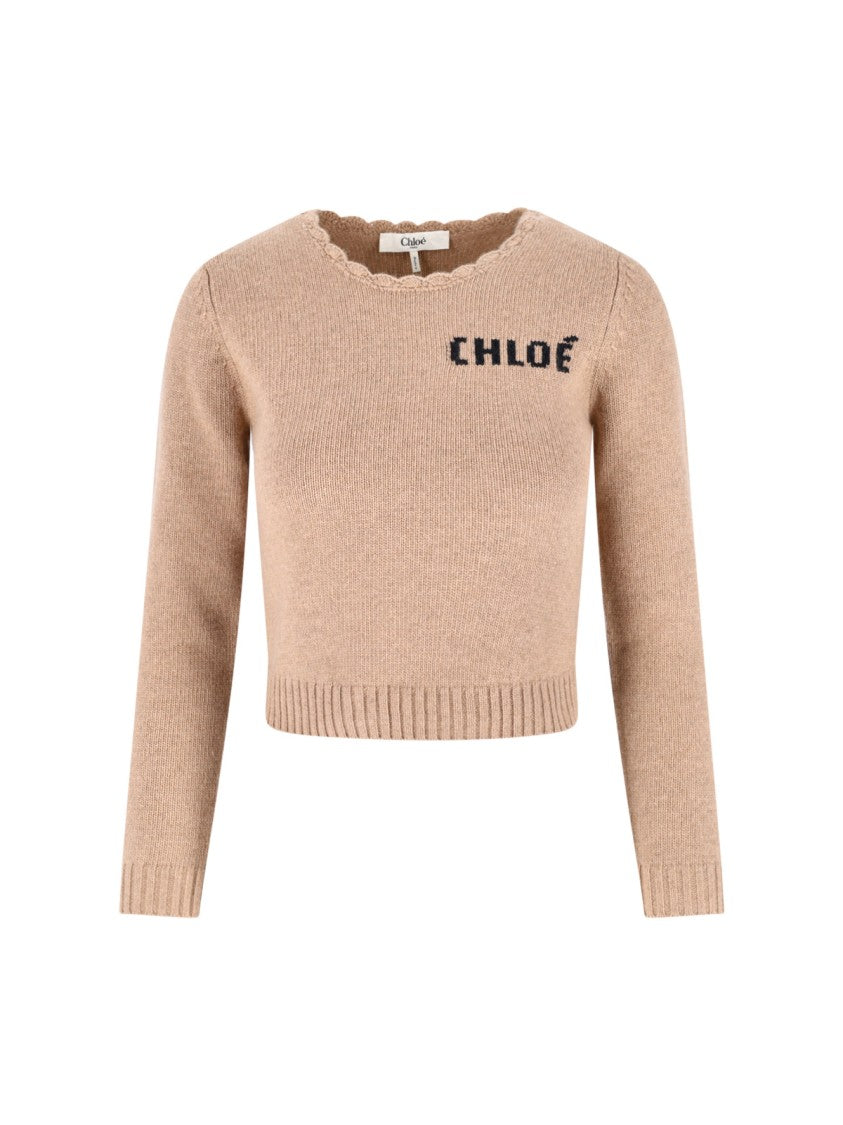 Chloé Sweater In Wool And Cashmere Blend