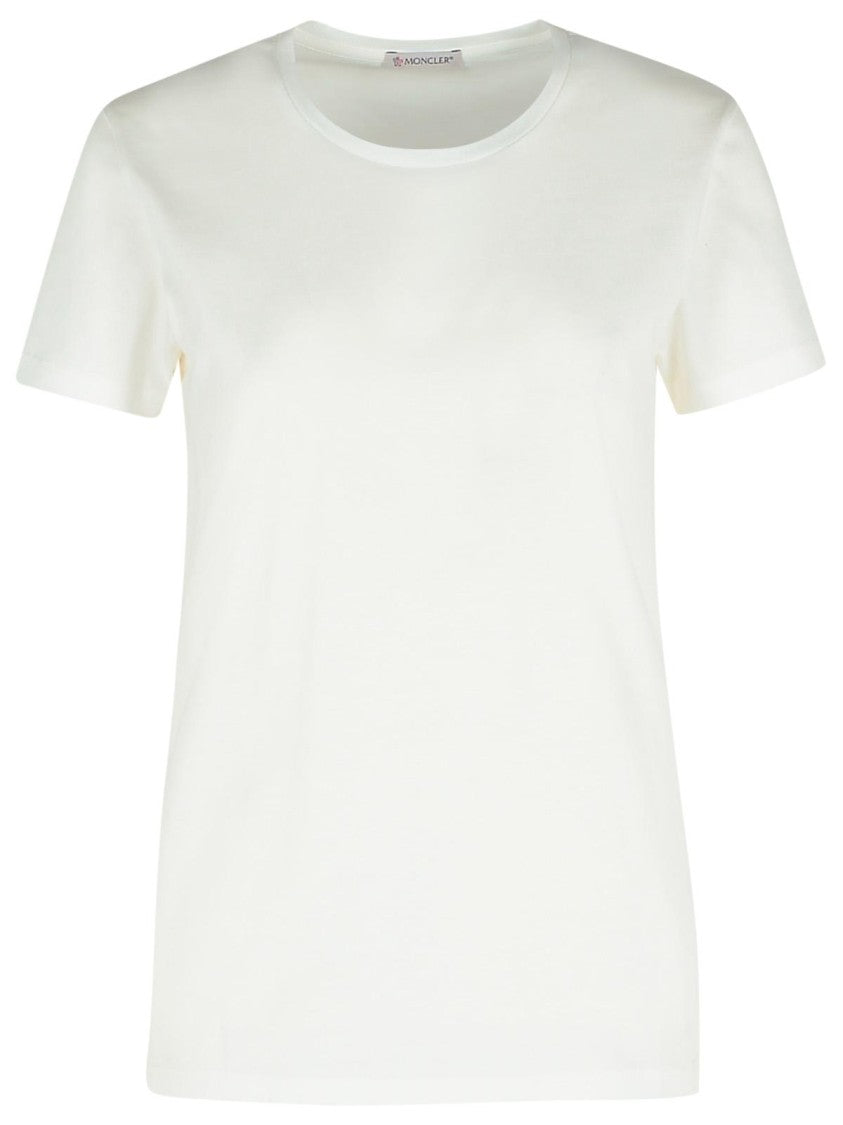 Moncler White Cotton T-Shirt