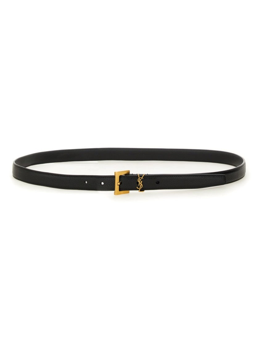 Saint Laurent "Cassandre" Thin Belt