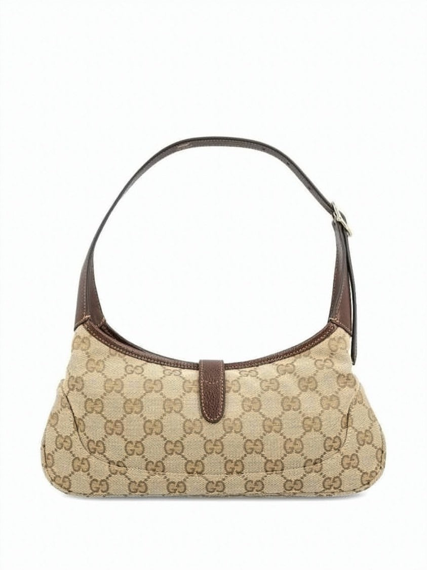 Gucci Monogram Canvas Slim Shoulder Bag