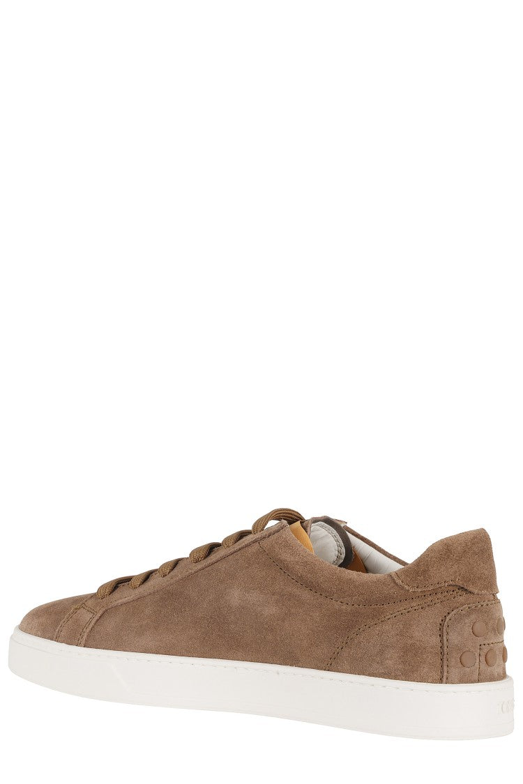 Tod's Brown Sneakers Lace-Up Box 04L Suede Sneakers