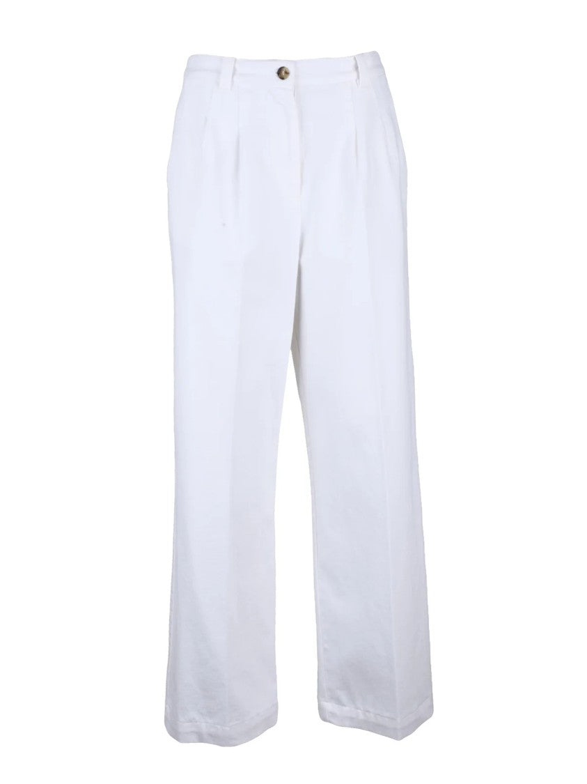 A.P.C. White Straight-Leg Jeans