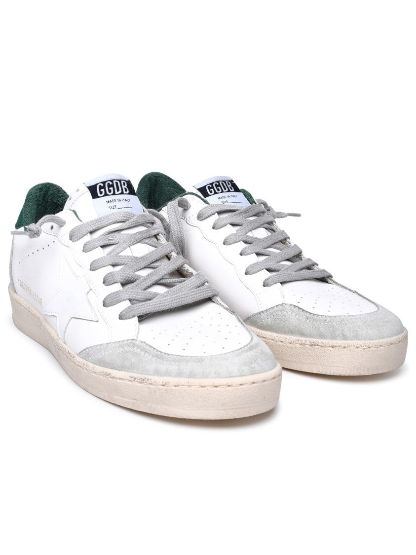 Golden Goose White Leather Sneakers