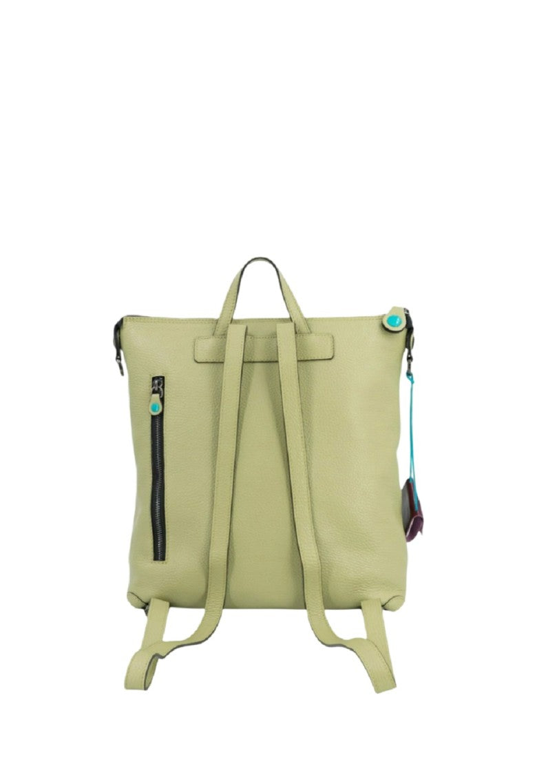 Gabs Leather Backpack With Zip Closure