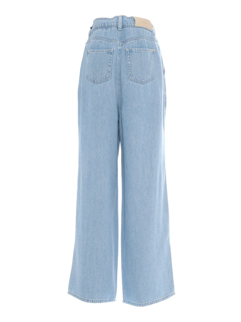7 For All Mankind Wide-Leg Light Blue Denim Tilda Pant