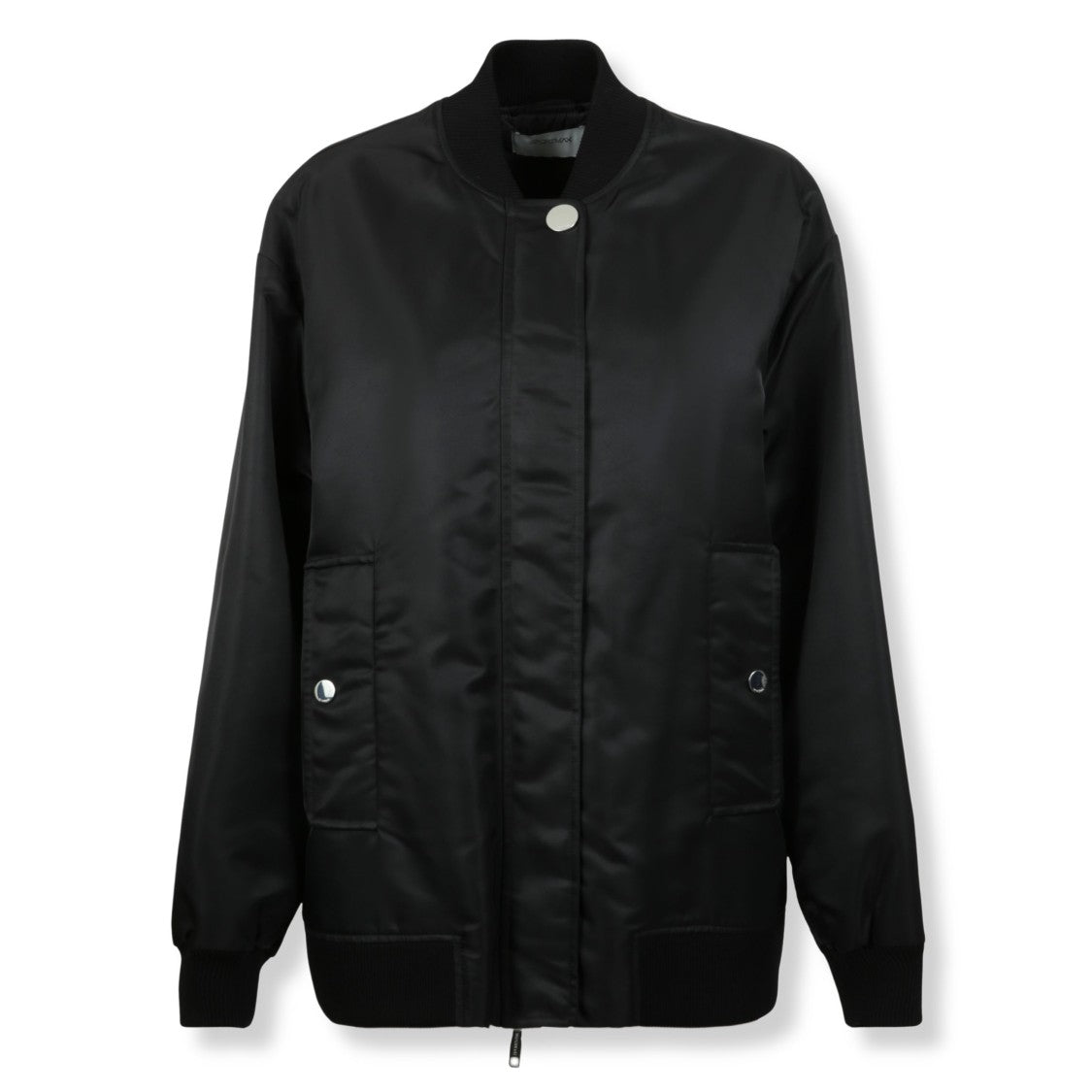 Sportmax Waterproof Short Coat With Minimalist Design And Practical Details