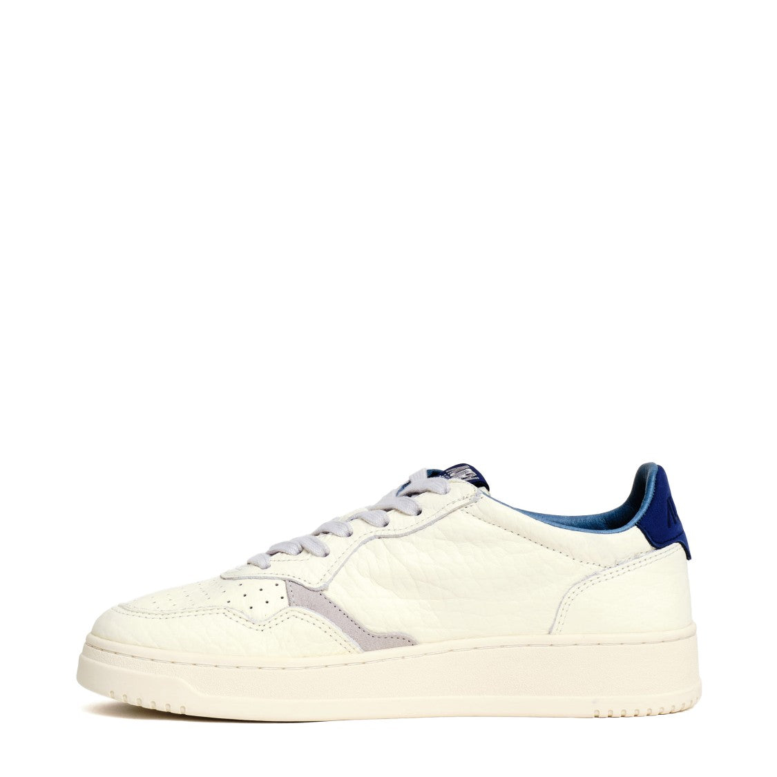 Autry Elephant Blue Depths Medalist Low Leather Sneakers