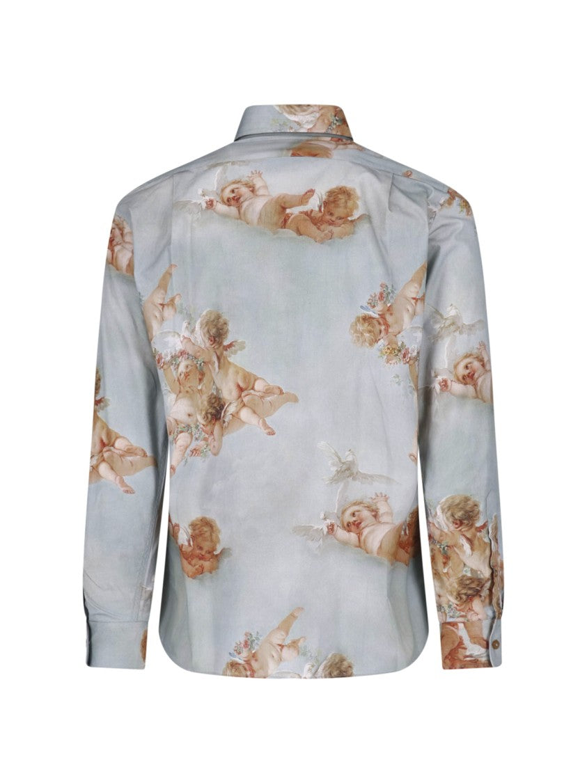 Vivienne Westwood Multicolor Two Button Krall Cherubic Printed Casual Shirt