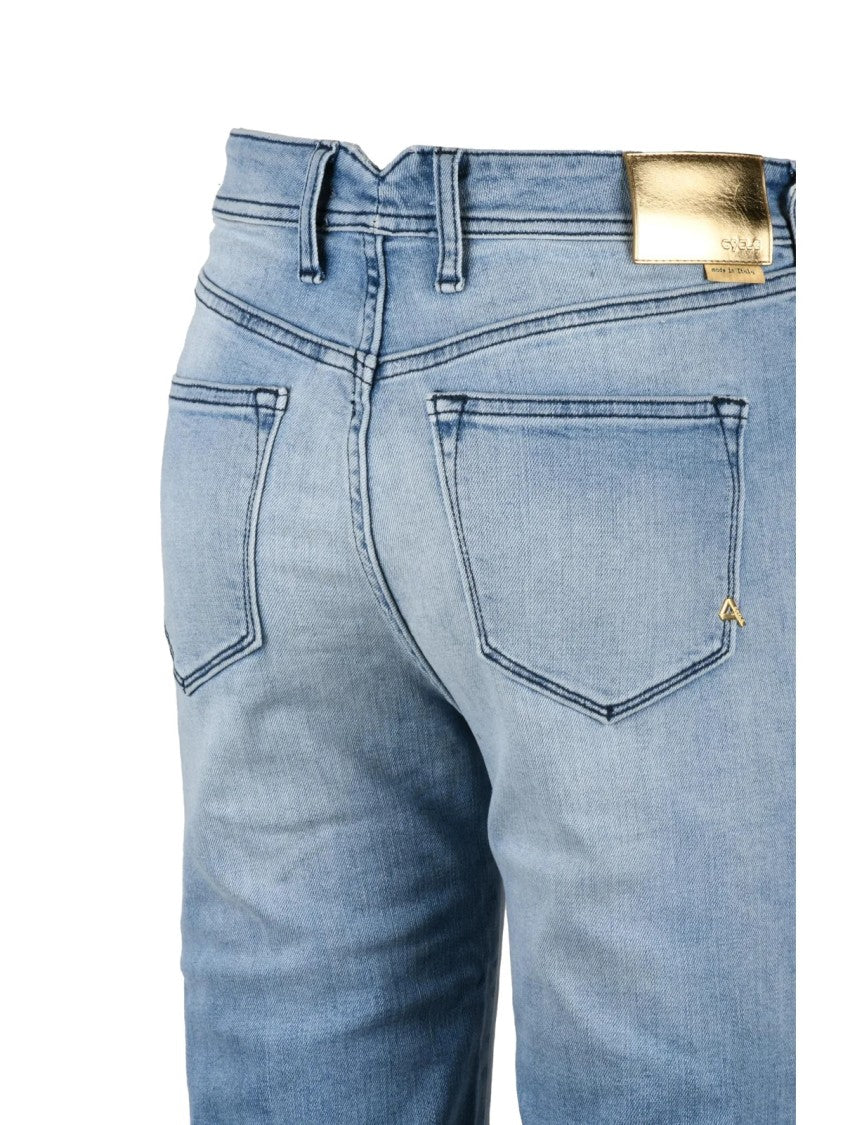 Cycle High Rise Flared Cycle Jeans With Five-Pocket Styling