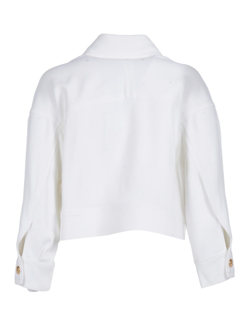 Elisabetta Franchi Boxy Cropped Classic Jacket