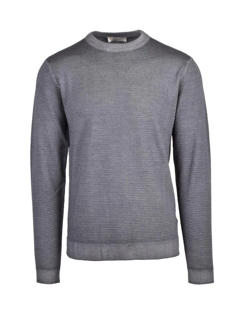 Wool & Co Crew Neck Pullover In 100% Extrafine Merino Wool