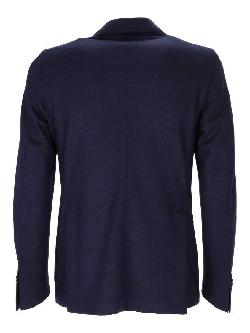 Brando-Lubiam Double-Breasted Blazer With Structured Silhouette And Notched Lapel