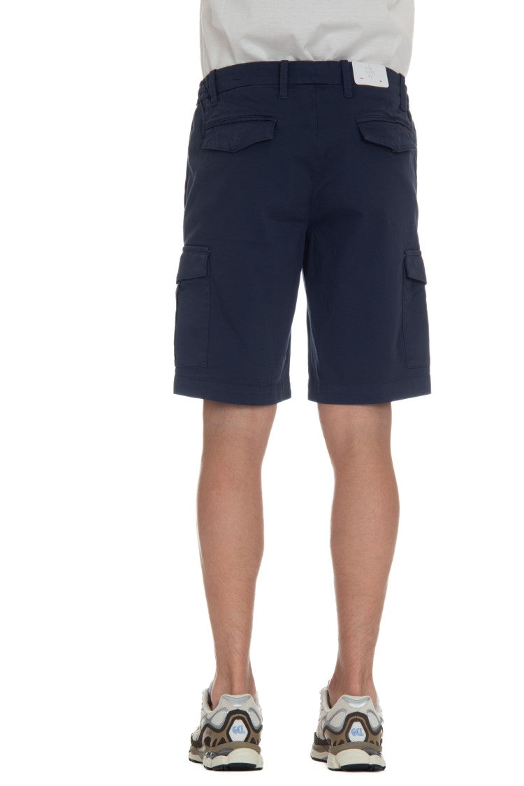 Eleventy Comfort Cotton Cargo Bermuda