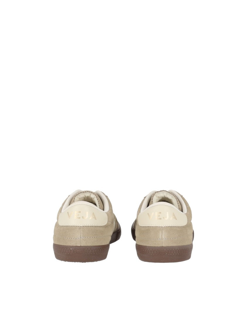 Veja Taupe Panenka Suede Low-Top Sneakers