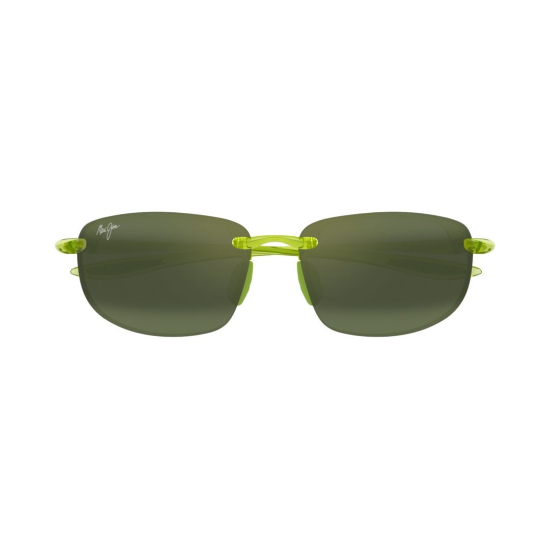 Maui Jim Lime Green Mj0407s Translucent Rimless Sunglasses