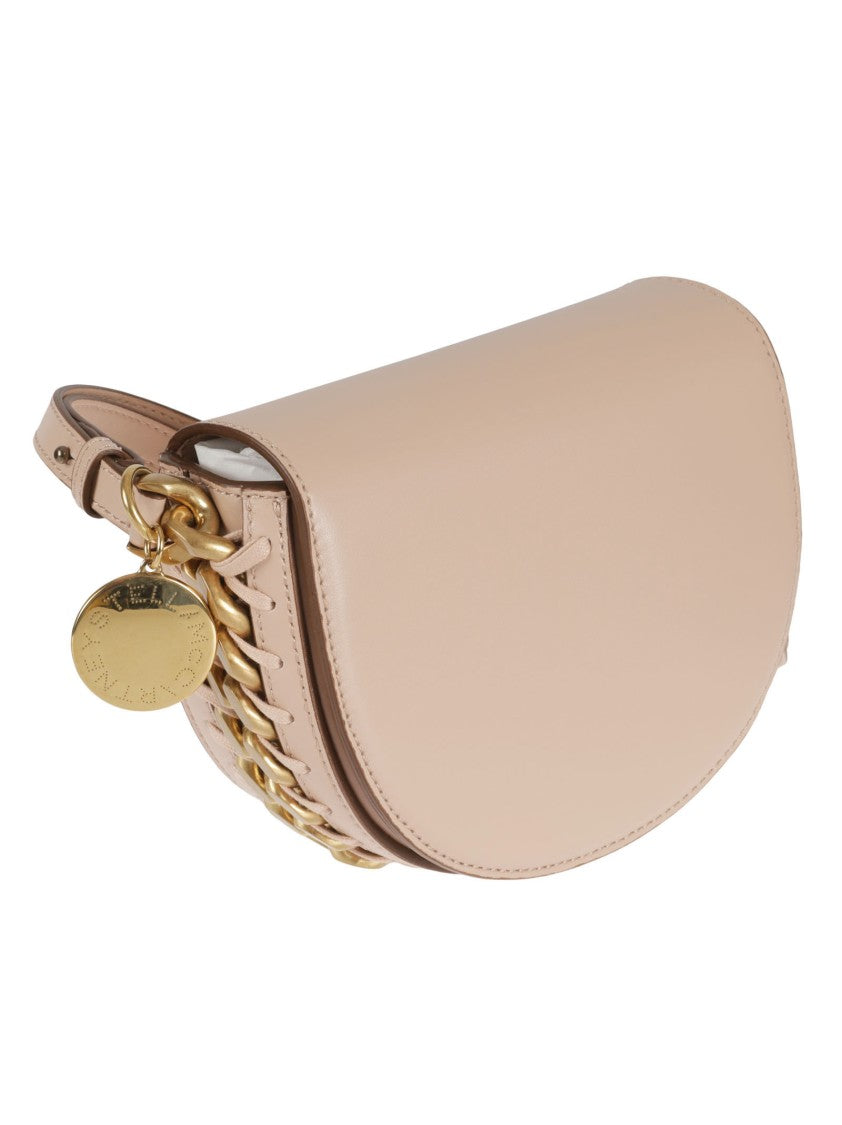 Stella Mccartney Half-Moon Shaped Bag With Gold-Tone Charm