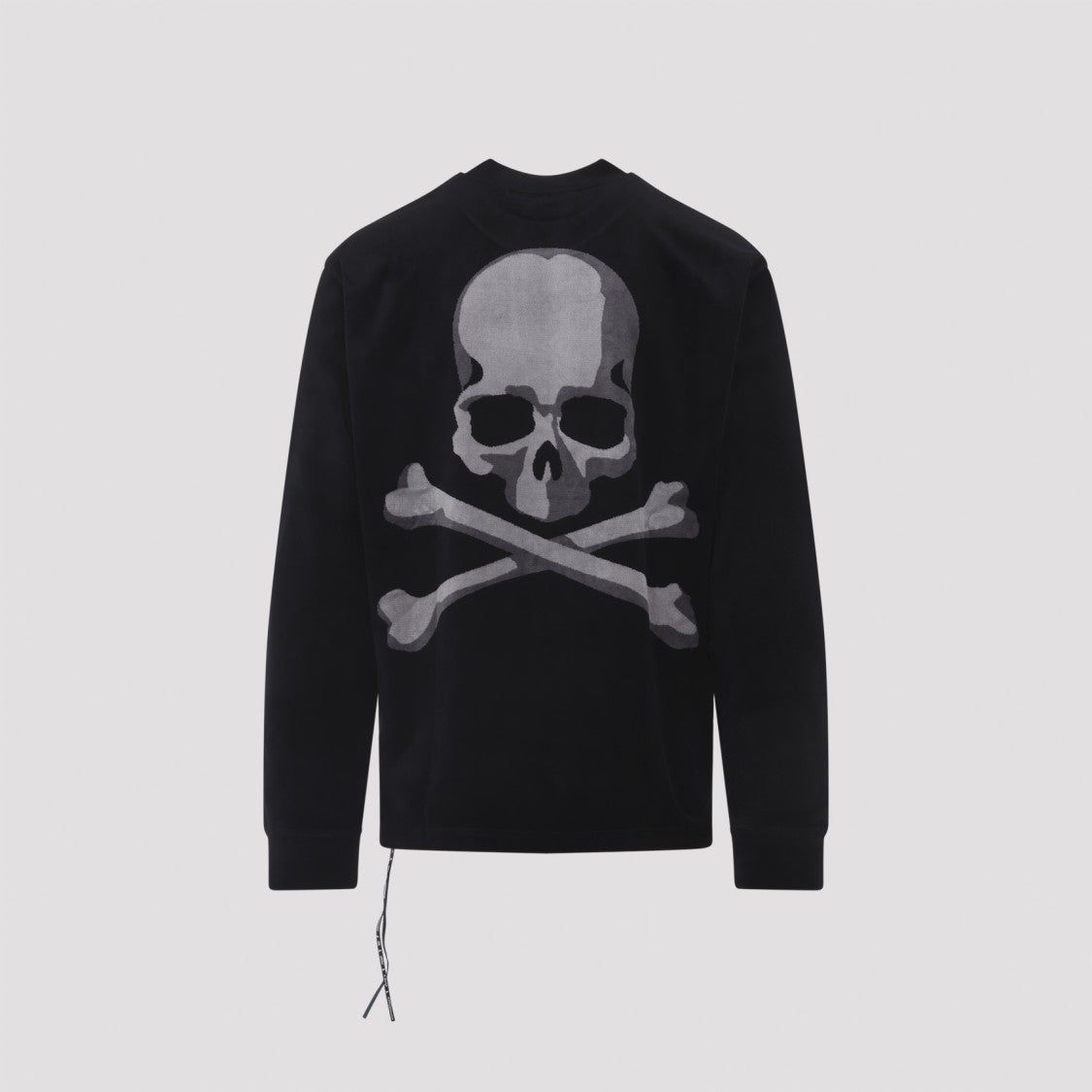 Mastermind Long-Sleeve Black T-Shirt With Graphic Skull Design