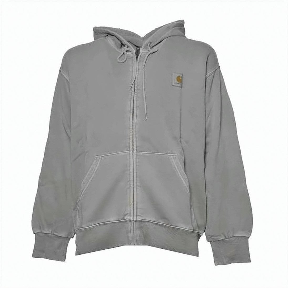 Carhartt Wip Relaxed Fit Zip-Up Hoodie With Drawstring Hood