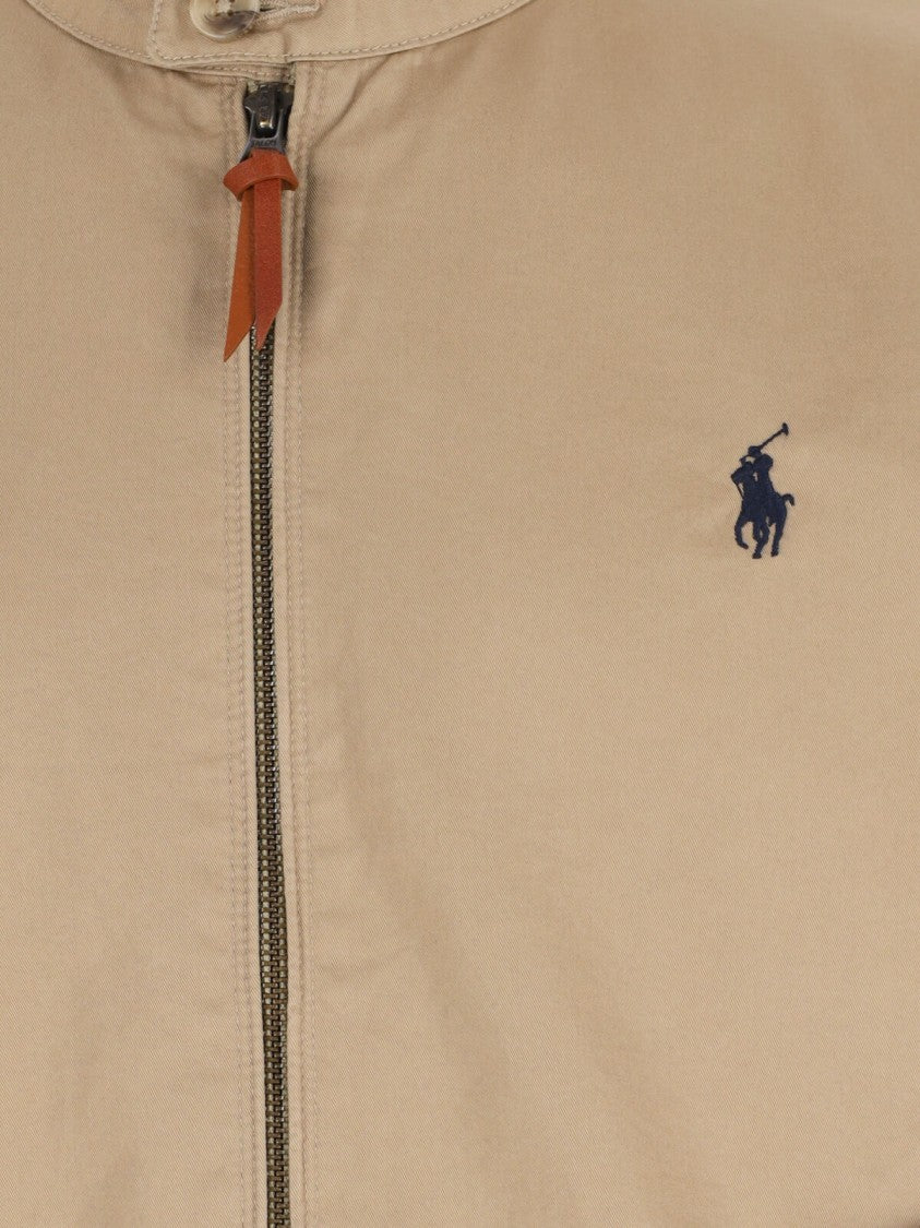 Polo Ralph Lauren Logo Zip Jacket – Beige