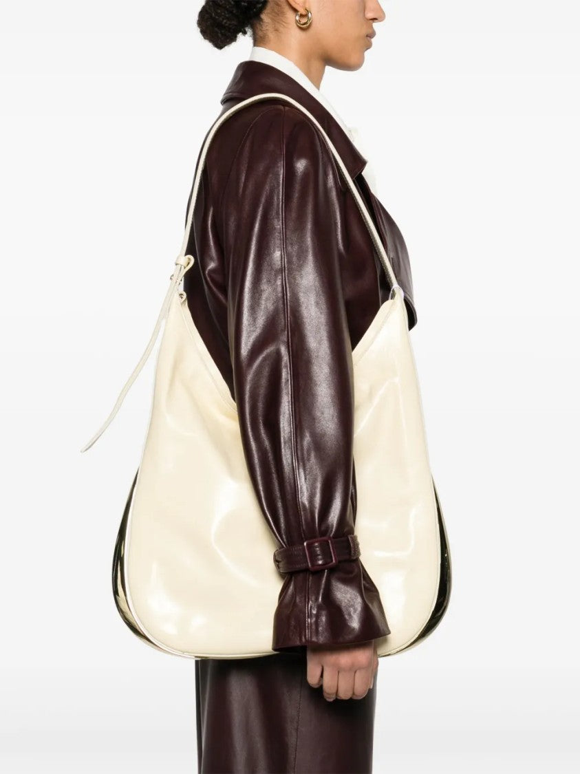 Benedetta Bruzziches Structured Handbag With Top Handle And Detachable Strap