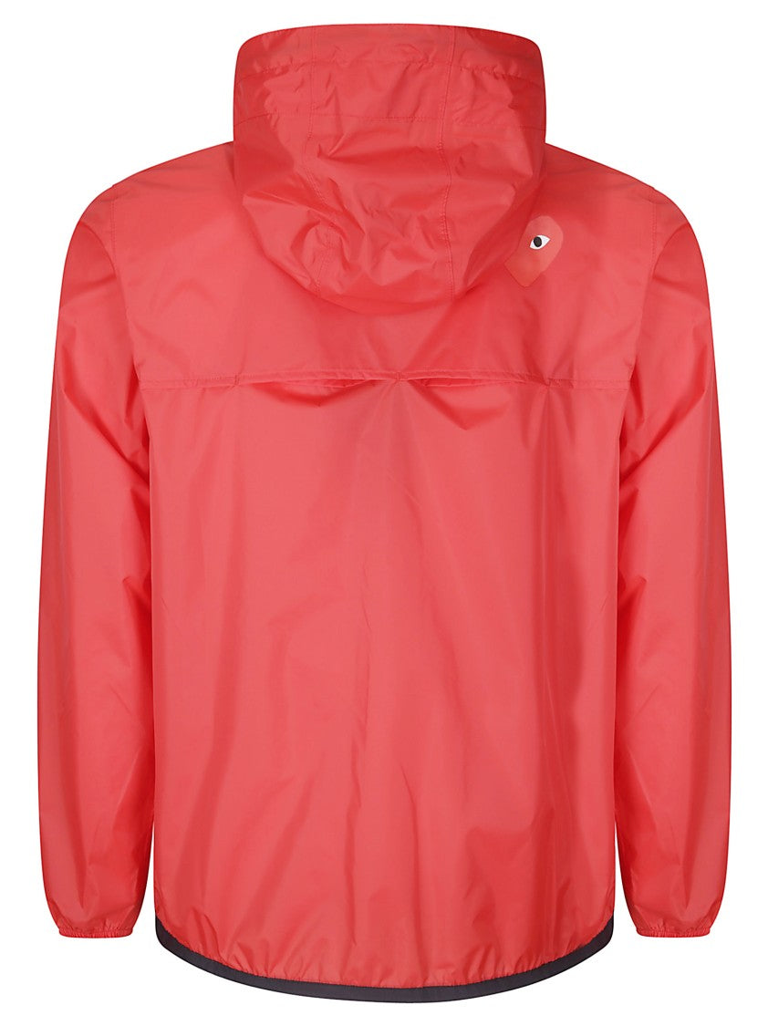 Comme Des Garçons K-Way Full Zip Jacket Red