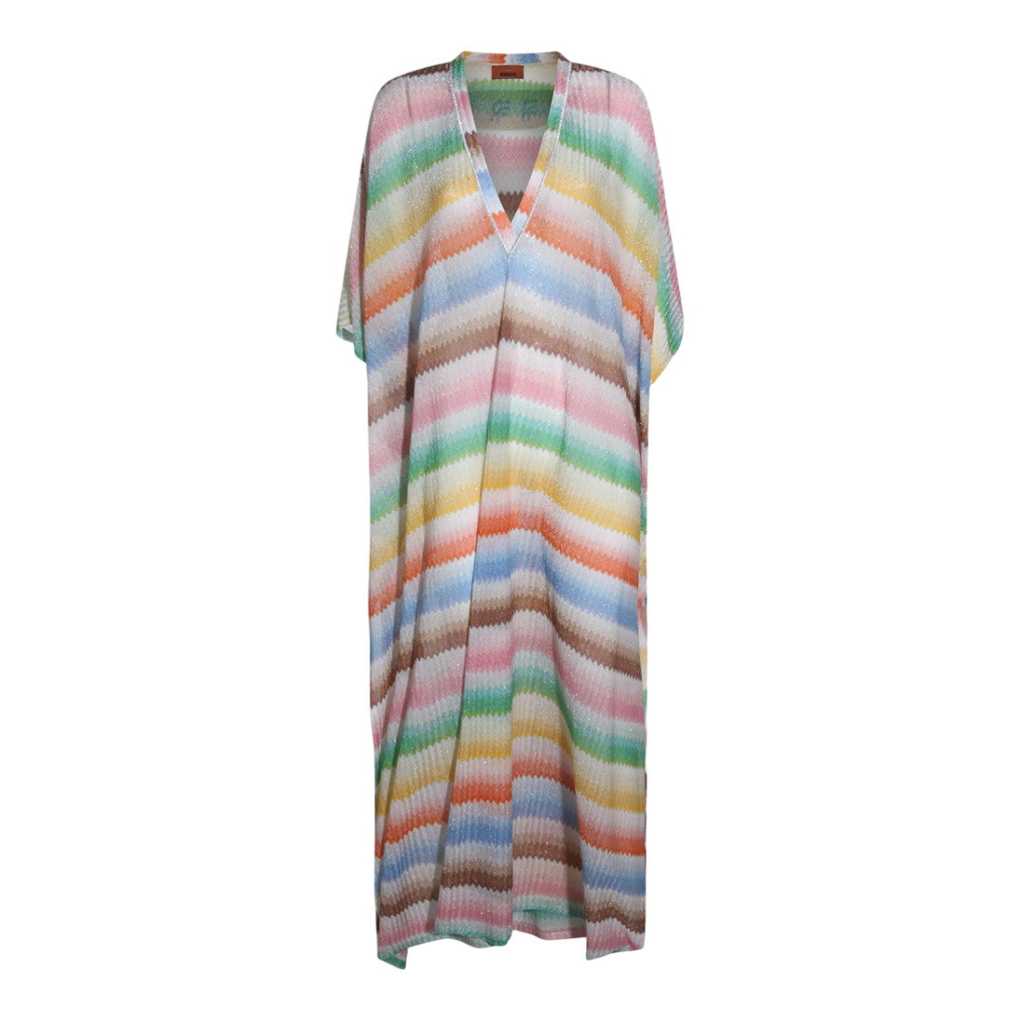 Missoni Fitted Midi Dress With Zigzag Pattern