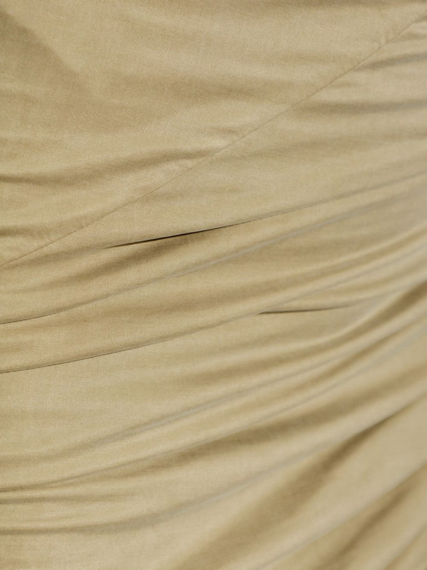 Balmain Minimalist Sleeveless A-Line Knit Dress