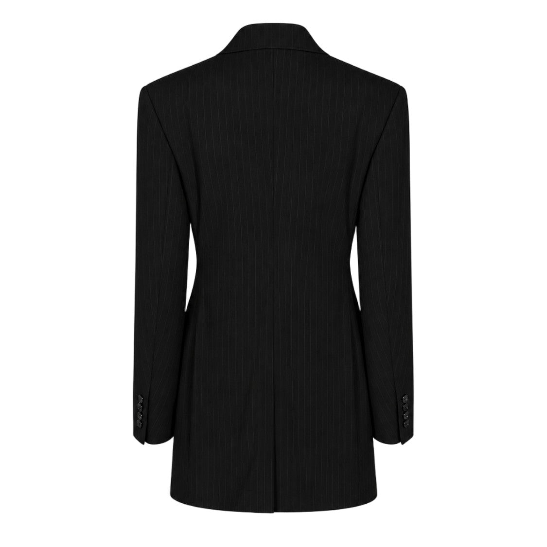 Saint Laurent Double-Breasted Pinstripe Tailored Blazer