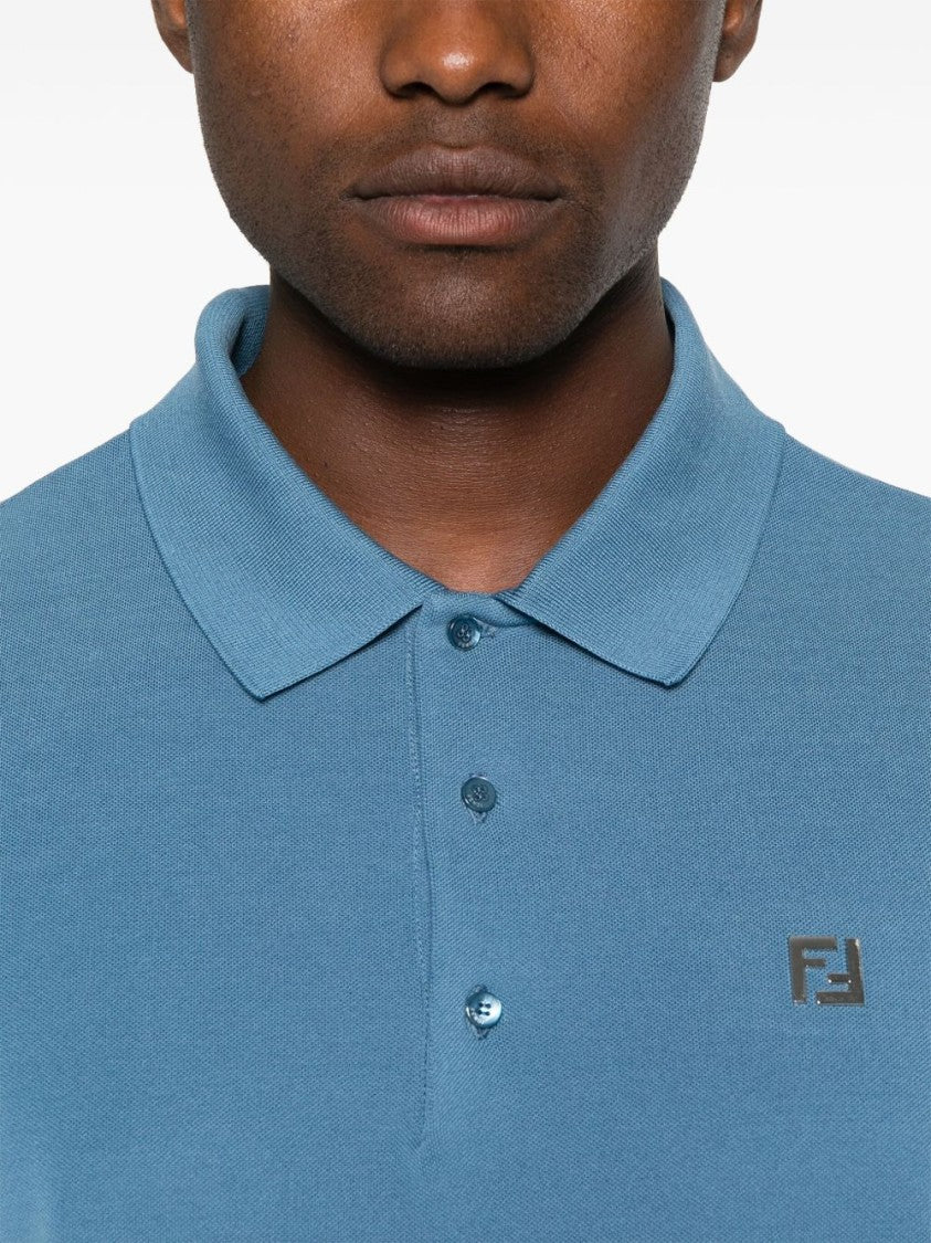 Fendi Piqué Polo Shirt